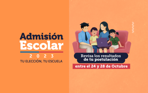 Resultados de postulación para la Admisión Escolar 2023